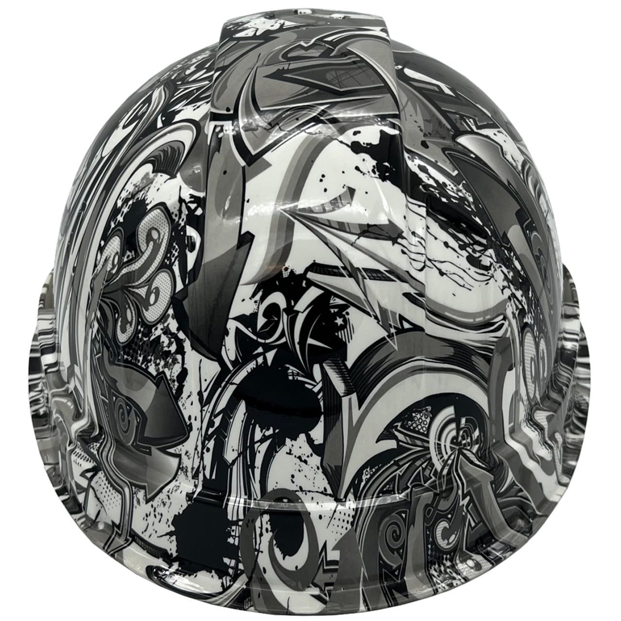 Graffiti Hydro Dipped Hard Hats Cap Style with 4 Pt Suspension
