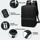 thumbnail image 5 of Mochila para portátil, mochila multifuncional, bolsa de tela resistente, gran capacidad de carga, resistente al desgaste, 5 of 6