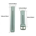 thumbnail image 4 of Silicone Band For huawei watch fit TIA-B19/B09 Smartwatch Wristband Belt huawei watch fit Orange, 4 of 5