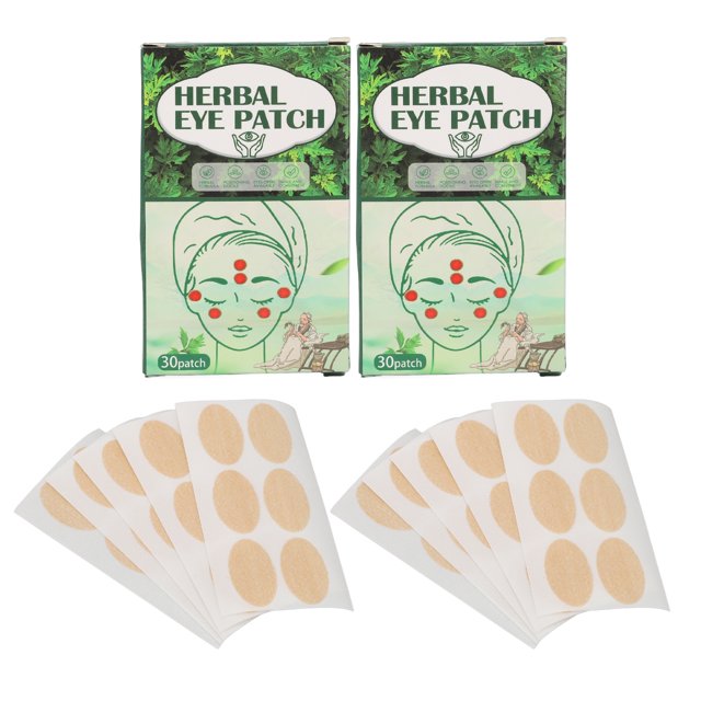Parches Para Los Ojos, Parche Para Los Ojos A Base De Hierbas, Alivio De La Hinchazón, 60 Unidades, Alivio De Las Líneas Finas Para El Cuidado Facial ANGGREK HJ1411