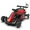 Red, variant on Conchico 12V Electric Drift Go Kart for Kids, Powered Ride on Toy Car with Rear Swivel Wheels, Water Spray Function, Cup Holder for Boys Girls Ages 3-8, Red