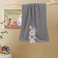 thumbnail image 4 of HongHeng 1Pc Easter Hand Towels Set Cotton Embroidered Kitchen Towels Bunny Dish Towels 13 x 29 Inches Decorative Bathroom Gift Set for Holiday Housewarming Gift, 4 of 6
