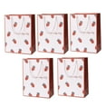 thumbnail image 4 of WHAMVOX Red Paper Gift Bags for Party Favors Storage Use Made of Environmental Friendly Material 5 Pieces, 4 of 8