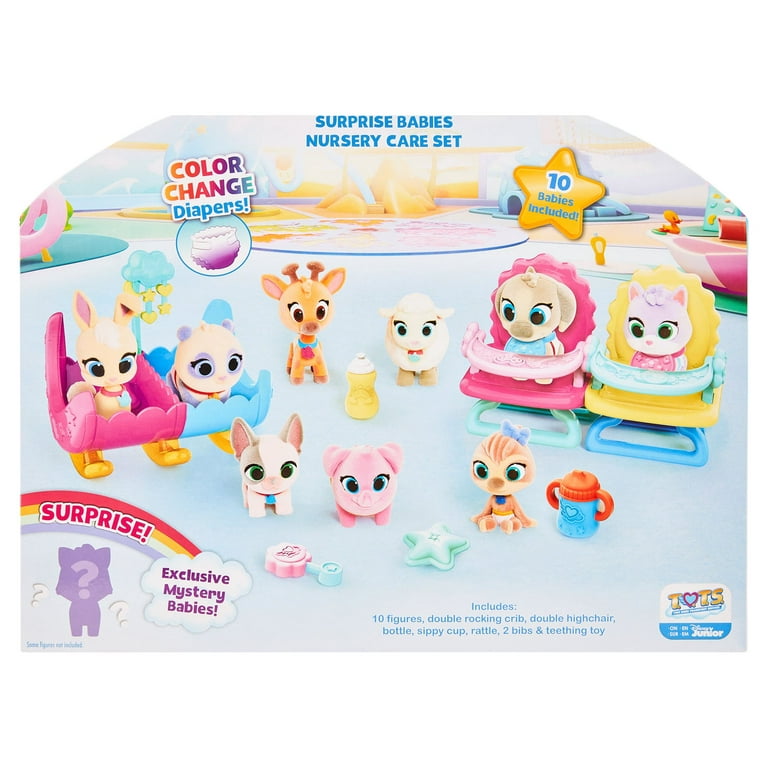Disney Jr T.O.T.S. Surprise Nursery Babies, Series 1, Officially Licensed  Kids Toys for Ages 3 Up, Gifts and Presents 
