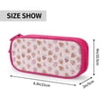 thumbnail image 2 of Sigee Strawberry Cake for Portable Pencil Pouch with Zipper for Students, Artists, and Office Use, 2 of 5