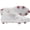 White/Silver, variant on New Balance Women's Romero Duo Metal Fastpitch Softball Cleats Black/White 8