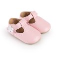 thumbnail image 3 of Yoyauz Baby Girl Mary Jane Shoes Anti Slip Rubber Sole Ballet Slippers Princess Dress Wedding Shoes Newborn Kids Shoes Toddler Shoes（0-12 Month）, 3 of 11