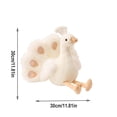 thumbnail image 3 of Royal Peacock Plush Toy, Enchanting Blue Bird Stuffed Animal with Fan Tail, Soft Decorative Avian Doll for Elegant Home Accent Displays, 3 of 6