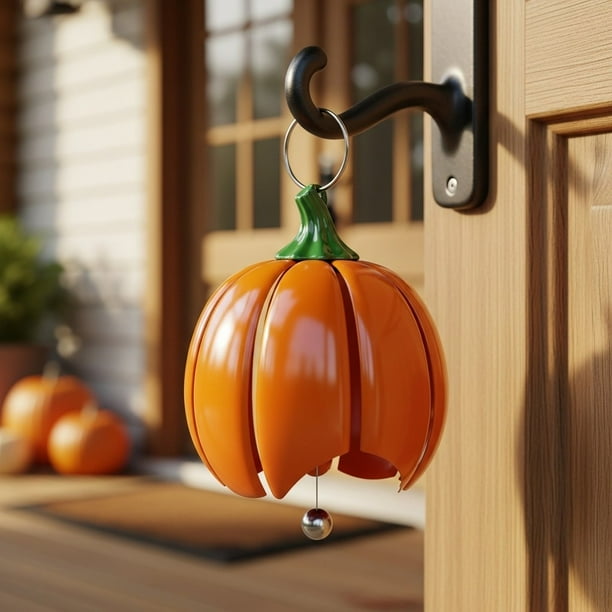 Timbre de calabaza para Halloween con melodía fantasmal (2 unidades)