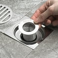 thumbnail image 4 of TACILIP Kitchen Utensils, 304 Stainless Steel Floor Thoroughfare Filter Elements Quick Drainage, Arrest Clogging, Insect Proof Floor Thoroughfare Core, Hair Filter Screen, Gifts for Women, 4 of 4