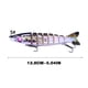 thumbnail image 3 of Señuelo artificial de 12,8 cm, hundible, con forma de varios peces, para pesca en el mar. Peces realistas que atraen a los peces. Portátil, ligero y duradero. Ideal para la pesca desde, 3 of 9