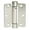 Satin Nickel, variant on 2 Pack of Self Closing Door Hinges Satin Nickel - 3 ½ x 3 ½ Inch Interior Hinges for Doors with 1/4" Radius