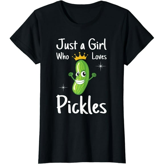 Just A Girl Who Loves Pickles I Cucumber I Pickle T-Shirt