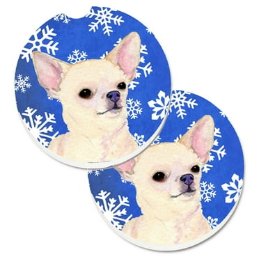 Caroline's Treasures Corgi Winter Snowflakes Holiday Ceramic Ornament Christmas Tree Hanging Decorations for Home Christmas Holiday, Party, Gift, 3 in, Multicolor : Caroline's Treasures