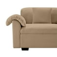 thumbnail image 2 of Gewnee Velvet 48.4" Sational Sofa Couch, Deep Seat Loveseat with 1 Storage Ottoman Couches for Modern Living Room/Apartment/Office, 2 of 19