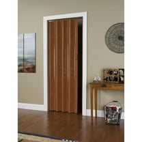 LTL Home Products Oakmont Accordion Folding Door, 48 x 80 Inch, Pecan