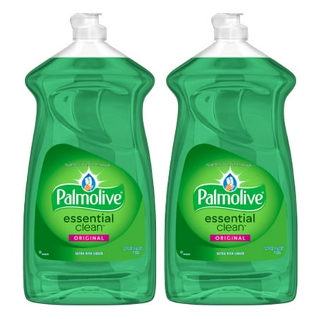 (2 Pack) Palmolive Liquid Dish Soap Essential Clean, Original - 52 fluid (Best Dish Washing Detergent)