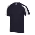 thumbnail image 1 of Just Cool Mens Contrast Cool Sports Plain T-Shirt, 1 of 5