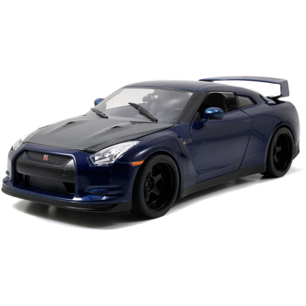 Jada Toys Fast and Furious 1/18 Scale Die Cast Nissan GT-R - Walmart ...