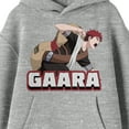 thumbnail image 2 of Naruto Classic Gaara Character in Action Pose Youth Athletic Heather Hoodie-XL, 2 of 4