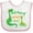 White and Pink, variant on Inktastic My Nanny Loves Me Grandson Dinosaur Boys Baby Bib