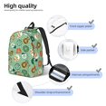 thumbnail image 4 of KLL Christmas Donuts Print Travel Laptop Backpack - College Backpack Business Work Bag Nurse Bag Casual Daypack for Weekender Business Hiking -Small, 4 of 6