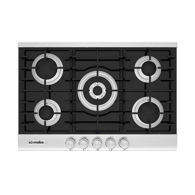 Parrilla IO Mabe de Empotre 76 cm a Gas LP Negra