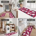 thumbnail image 5 of Red Baseballs and Stars Pattern Kitchen Rugs Sets Of 3,Kitchen Runner Rugs Non Skid Washable,Decorative Kitchen Floor Mats for Kitchen,Sink,Laundry,17"x30"+ 17"x47" + 17"x59", 5 of 6