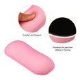 thumbnail image 4 of Uxcell Mouse Wrist Rest Mouse Wrist Support Ergonomic Mouse Pad Cushion Comfortable Memory Foam, Pink 2 Pack, 4 of 5