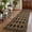 Dark Brown, variant on Living Room Rugs, Checkered Leopard Print Large Area Rug for Bedroom Soft Low Pile Non-Slip Washable Indoor Carpet Rugs for Dining Room