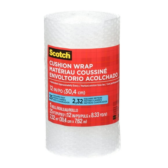 Scotch® Cushion Wrap 7912-25C-8, 12 in x 25 ft (30.5 cm x 7.62 m), 7912-25C-8 Scotch®