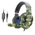 thumbnail image 2 of Auriculares para juegos con cable Sunnimix Camuflaje 3,5mm, 2 of 8