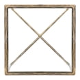 thumbnail image 5 of SAFAVIEH Couture Jessa Glam Glass Top Metal End Table, Brass, 5 of 8