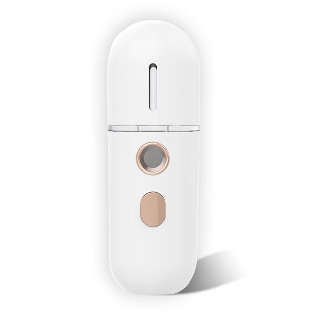 Mistol humidificador de mano Nebulizador facial Máquina de pulverización de agua Difusor hidratante Steamer Skin Sprayer Cuidado personal Hogar blanco Eigraketly HA028262-06B
