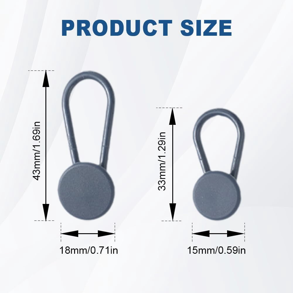 Rubber Pant Waistband Extender Button, 2025 New Button Extenders for Jeans, Waist Extenders for Pants for Men, Button Extenders for Pants for Women, No Sew Waist Extensions for 1-1.8 Inches (12)