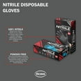 thumbnail image 4 of West Chester Protective Gear Disposable Nitrile Gloves B21051 - 4 Mil - 100 Pack, XL, Black, 4 of 4