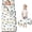 Dinosaur and Speech Bubble White, variant on Dinosaur and Silhouette Navy Blue Kids Nap Mat, Preschool Sleeping Pad with Handle & Fastening Straps, Soft Skin Friendly Gifts for Back To School Nap Time,50"x20"