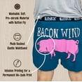 thumbnail image 5 of LazyOne Funny Animal Boxers, Novelty Boxer Shorts, Humorous Underwear, Gag Gifts for Men, Pig, Bacon (Bed Hog, X-large), 5 of 7
