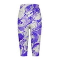 thumbnail image 5 of JLFKNG Womens Pants Fashion Hawaiian Printed Pants Breathable Slim Fit Trousers Ankle Length Wide Leg Suitable For Beach, Dates, 5 of 5