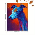 thumbnail image 3 of Abstract Vibrant Dog Canvas Wall Art, Modern Pet Print for Living Room Bedroom Dining Room Office Dog Lover Gift Decor, 3 of 8