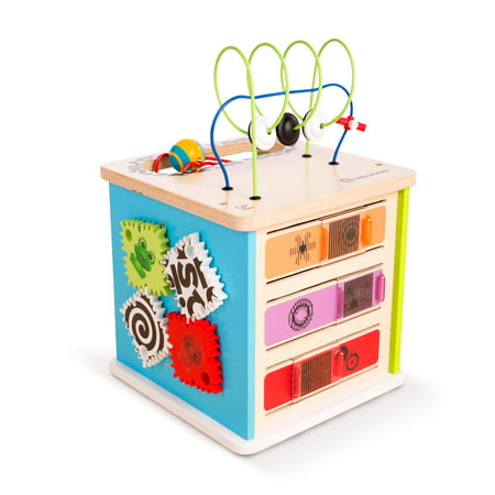 Baby Einstein Innovation Station Wooden Activity Cube Toddler