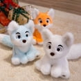 thumbnail image 4 of 10.2in Glowing Fox Plush Toy with Colorful LED Lights, Soft Arctic Fox Stuffed Animal for Nighttime Comfort and Decorative Room Accent Use, 4 of 4