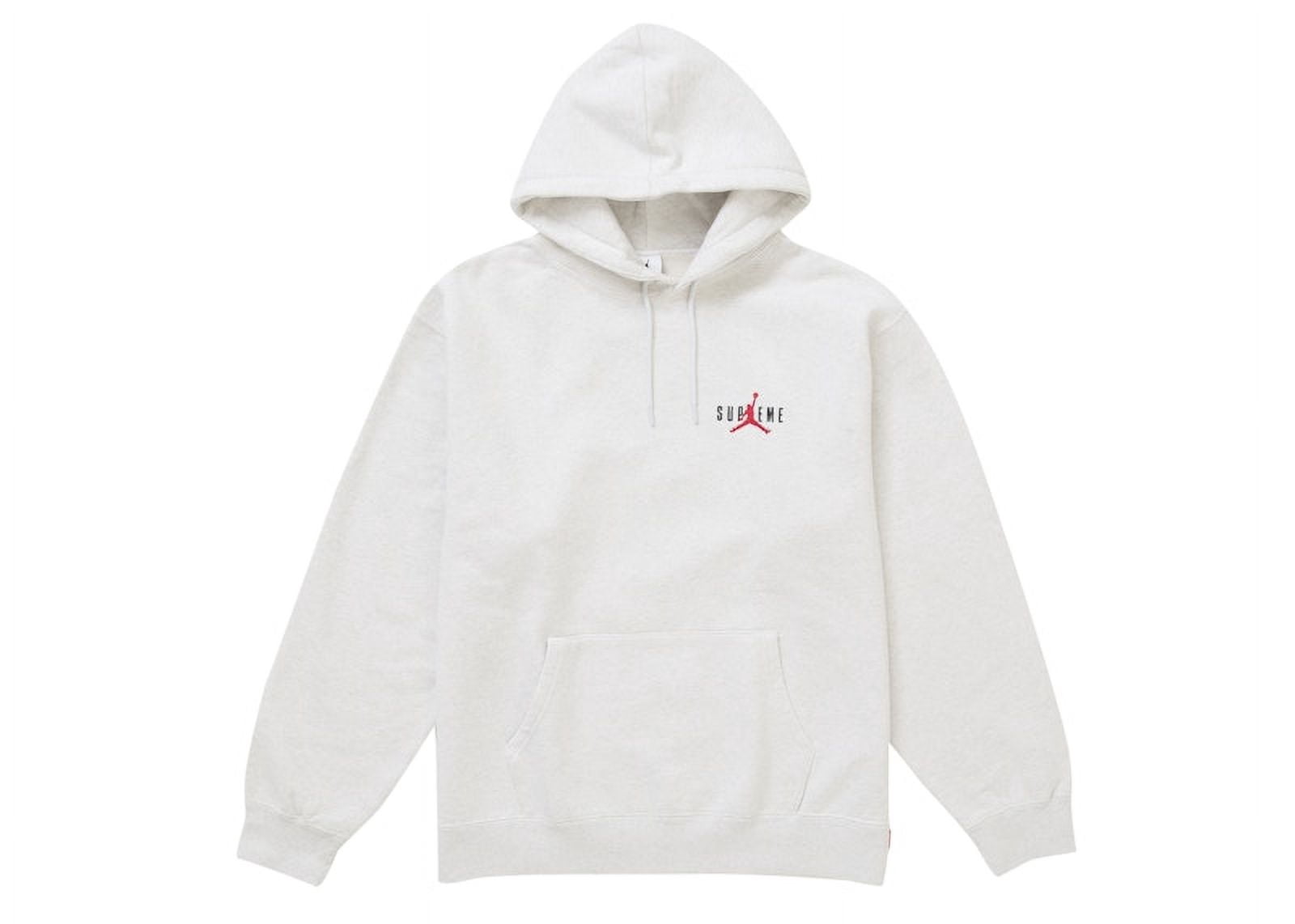 Supreme Men's Jordan Hooded Sweatshirt (FW24) Ash Grey, from StockX