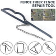 thumbnail image 3 of Texas Fence Fixer,iron Garden Fence Fixer Repair Tool Strong Corrosion Resistance Anti Rust Barbed Wire Fence Stretcher Tool, 3 of 5