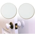 thumbnail image 1 of Set of 2 Wall Shield For Door Knob Round Stick On Stopper Plates Wall Protector, 1 of 1