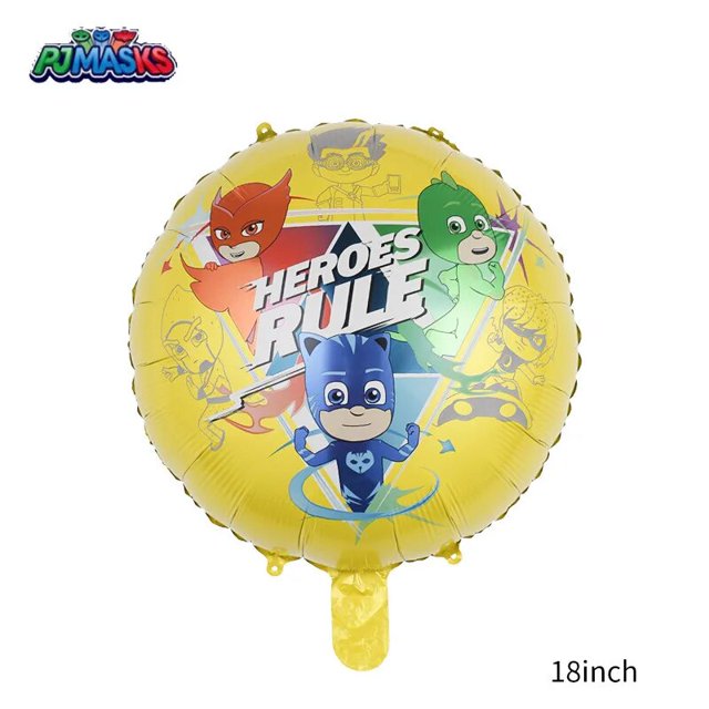 Globo de película de aluminio de animación de dibujos animados, máscara de hombre impresa, fiesta familiar, Decoración de cumpleaños, regalo para niños, juguete de baño para bebés, 18 pulgadas