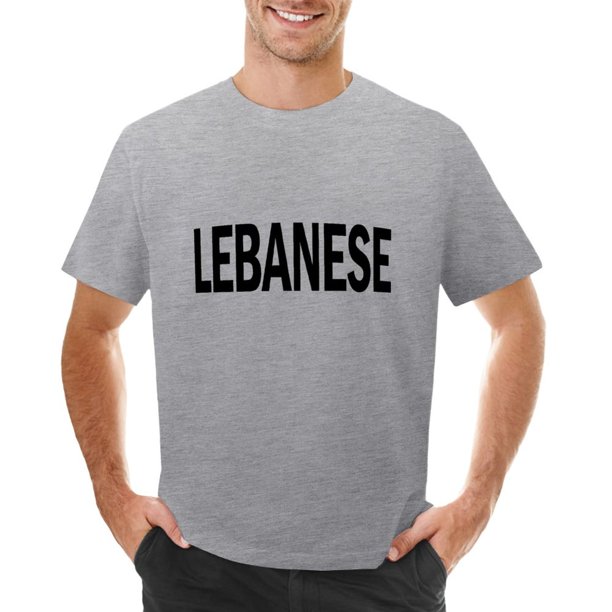 libanés. Camiseta Camiseta de anime Ropa estética Camiseta corta Camisetas personalizadas Camisetas gráficas para hombre
