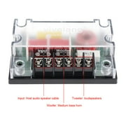 2 Pack 4Ohm 2 Way Crossover 200W Passive Car Audios Tweeter Speaker Frequency Divider Accessories