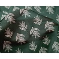 thumbnail image 4 of oneOone Silk Tabby Fabric Leaves & Floral Block Print Fabric BTY 42 Inch Wide, 4 of 4