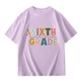 thumbnail image 5 of Miaoju Toddler Girl Shirts 5t Round Neck Solid Color Short Sleeve T-Shirt Funny Preppy Tops T-Shirt Boys & Girls Shirts, 5 of 6